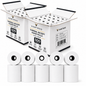 2 1/4 thermal receipt paper rolls vantroo debit card machine paper for receipts thermal printers non ink 57mm premium quality printer paper 