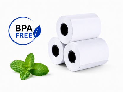 VANTROO 2-1/4 x 50 ft BPA-free thermal receipt paper rolls bulk case for POS receipt printers and payment terminals VANTROO 2-1/4 x 50 ft Receipt Paper Rolls with Long Image Life and BPA-Free Coating  2-1/4 x 50 ft Thermal Receipt Paper Rolls for Restaurants, Retail and Hospitality Businesses