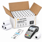 BPA-free VANTROO receipt paper rolls for retail stores, restaurants and offices 2 1/4 x 50 FT thermal receipt paper debit machine 57mm paper rolls 