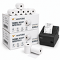 3-1/8" x 200' Thermal Receipt Paper Rolls | Pack of 100| BPA FREE- POS Receiptrolls® by VANTROO