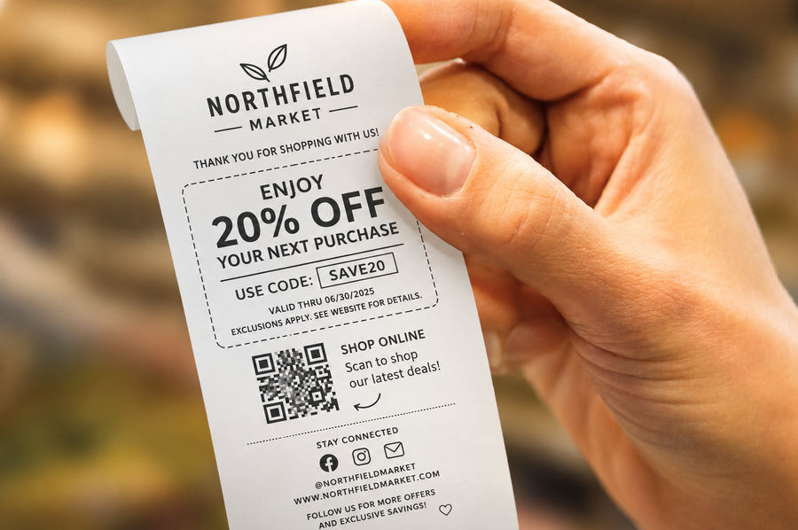 Coupon and promotion printing
