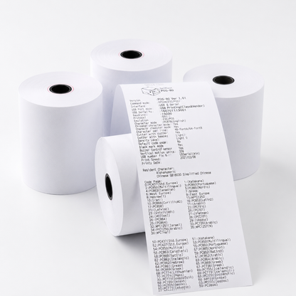 3-1/8" x 200' Thermal Receipt Paper Rolls | Pack of 100| BPA FREE- POS Receiptrolls® by VANTROO
